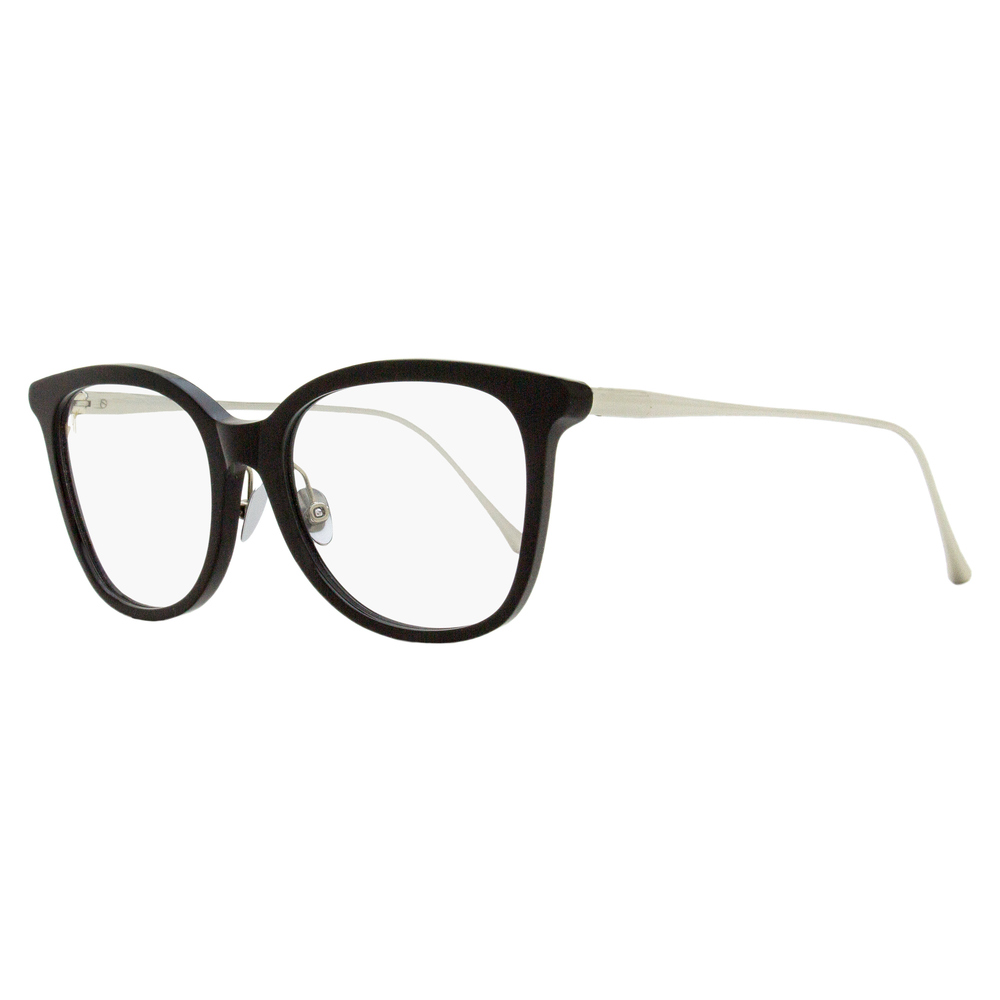 Maui Jim Rounded Square Eyeglasses MJO2221 02 Black/Silver 52mm
